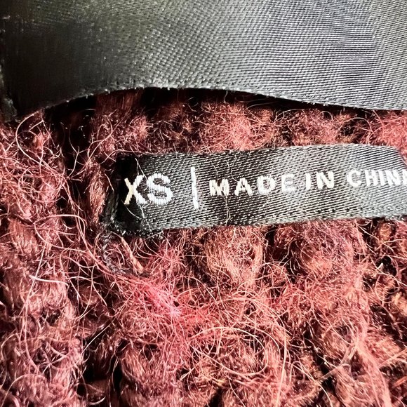 Obey No 89 Propaganda Alpaca Wool Blend Chunky Knit V-Neck Cardigan Size… - Picture 7 of 11